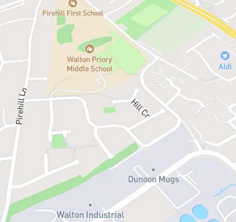 map for Walton Priory Middle School