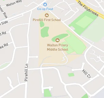 map for Walton Priory Middle School