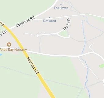 map for Wolds Day Nursery