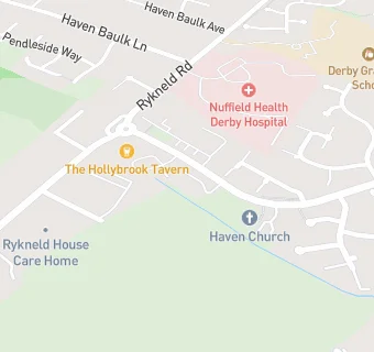 map for Hollybrook Medical Centre