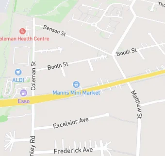 map for Harvey Road Post Office and Manns Mini Market