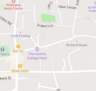 map for Orchard House