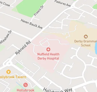 map for Derby Heights Care Home