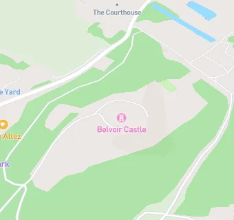 map for Belvoir Castle