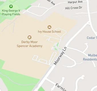 map for Derby Moor Spencer Academy