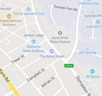 map for The Ascot Hotel