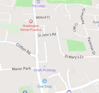 map for Woodley House