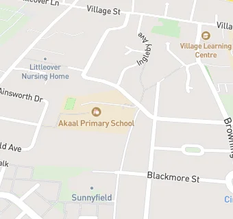 map for Normanton Junior School