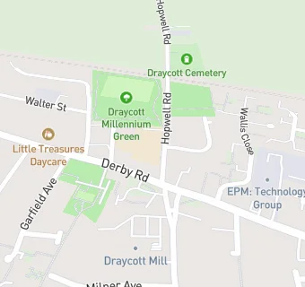 map for Draycott Community Primary School