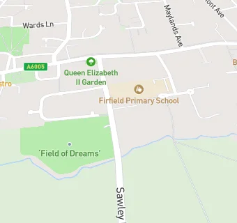 map for Firfield County Primary School