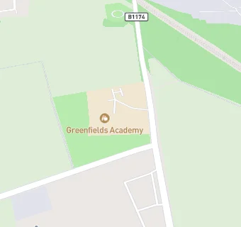 map for Greenfields Academy