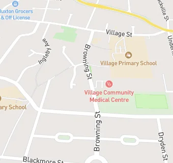 map for The Village Surgery