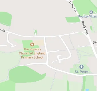 map for The Ropsley Church of England Primary School