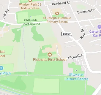 map for Picknalls First School