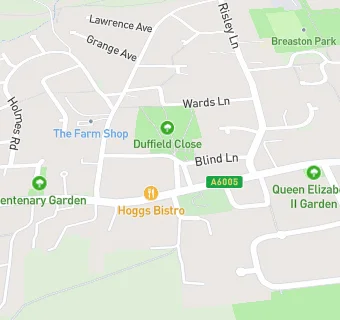 map for Breaston Dental Care