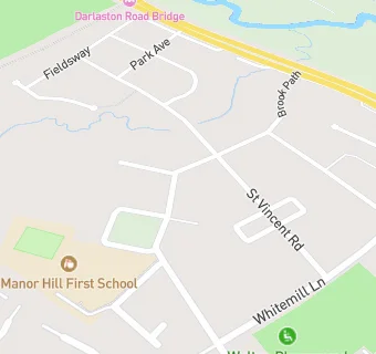 map for Manor Hill First School