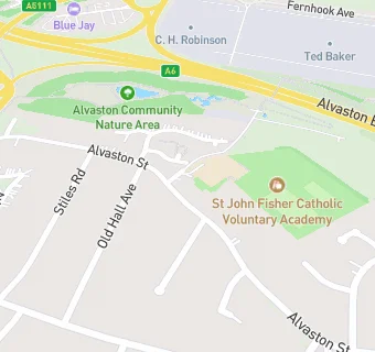 map for St John Fisher Catholic Voluntary Academy