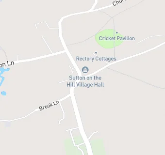 map for Sutton On The Hill Pre School