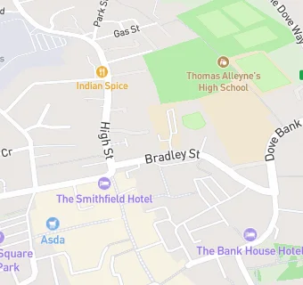 map for Bradley House Club