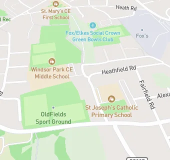 map for Oldfields Sports & Social Club