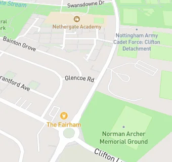 map for Fairham Hotel