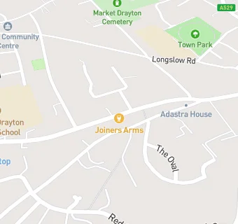 map for Joiners Arms