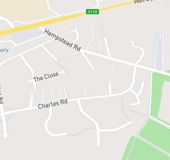 map for Corpusty & Holt Children's Centre