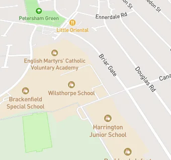 map for Wilsthorpe Community School