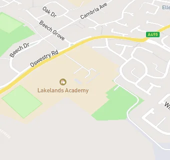 map for Lakelands Academy