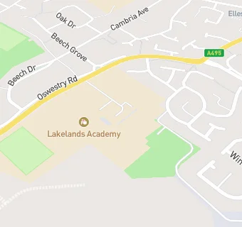 map for The Lakelands School, Sports and Language College