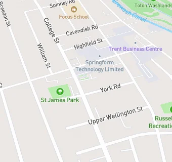 map for College Street Medical Practice