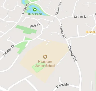 map for Heacham Junior School