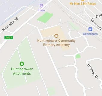 map for Grantham Railway Sports and Social Club