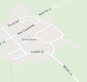 map for Barkestone Village Hub