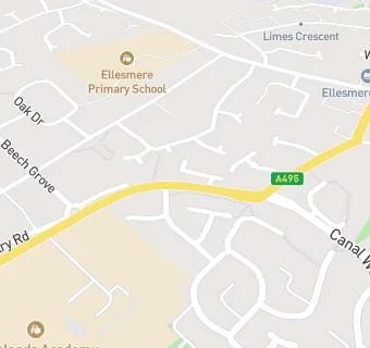 map for Ellesmere Market Hall