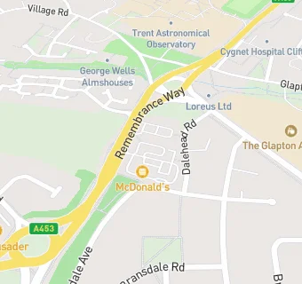 map for KFC Clifton Drive Thru