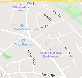 map for Cheeky Monkeys Day Nursery Ltd