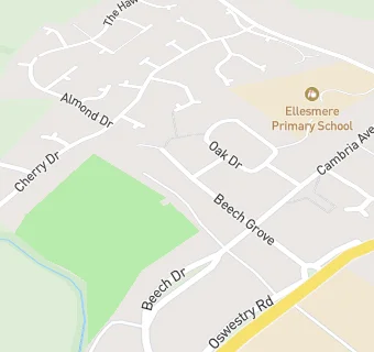 map for Ellesmere Rangers Football Club