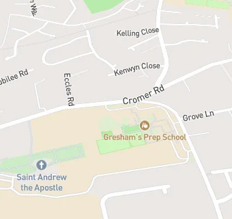 map for Gresham Preparatory School