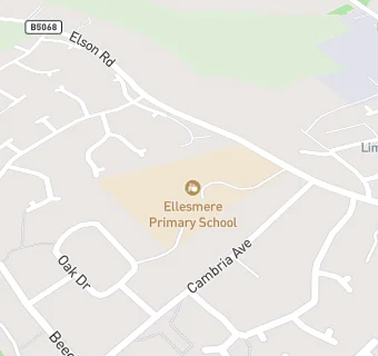 map for Ellesmere Primary School