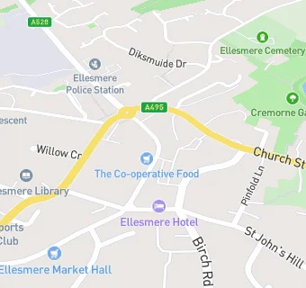 map for Meze Restaurant Ellesmere