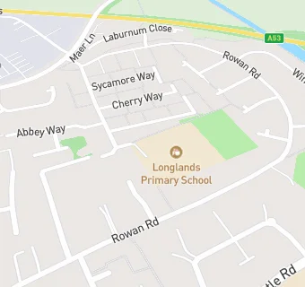 map for Longlands Primary School