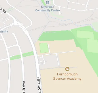 map for Farnborough Spencer Academy