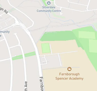 map for Farnborough Academy