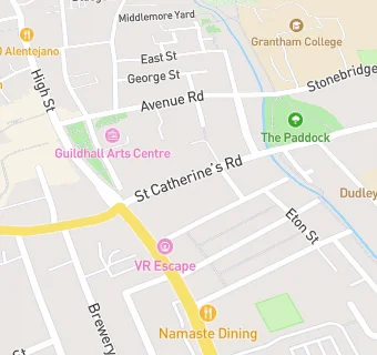 map for St Catherine's Road Dental Practice (Mr D Sloss, Mrs H Sloss & Mr S Bentley)