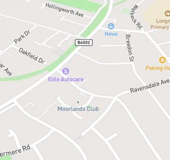 map for Moorlands LMRCA Club