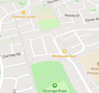 map for Mickleover Balti