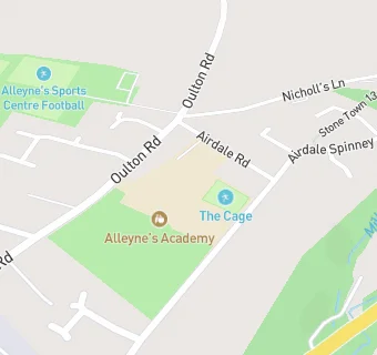 map for Alleyne's Academy