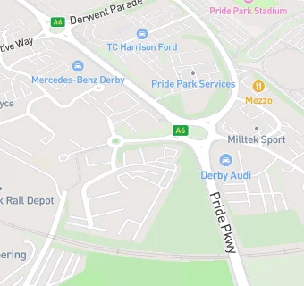 map for Derby Pride Academy