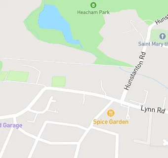 map for Heacham Social Club